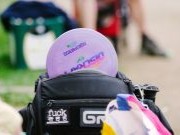 Disc Golf-Rucksack mit Scheibe